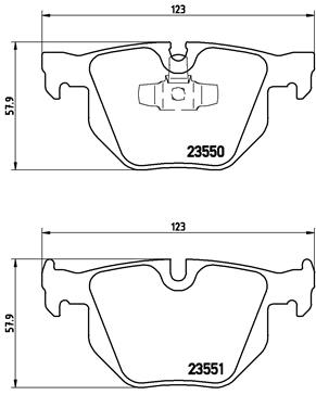 A.B.S. P 06 039 BREMBO Bremsbelagsatz, Scheibenbremse